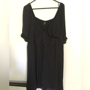Black babydoll style dress